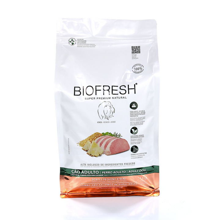 Biofresh Adultos Razas Pequeñas / Cerdo y Piña – Mascota Express