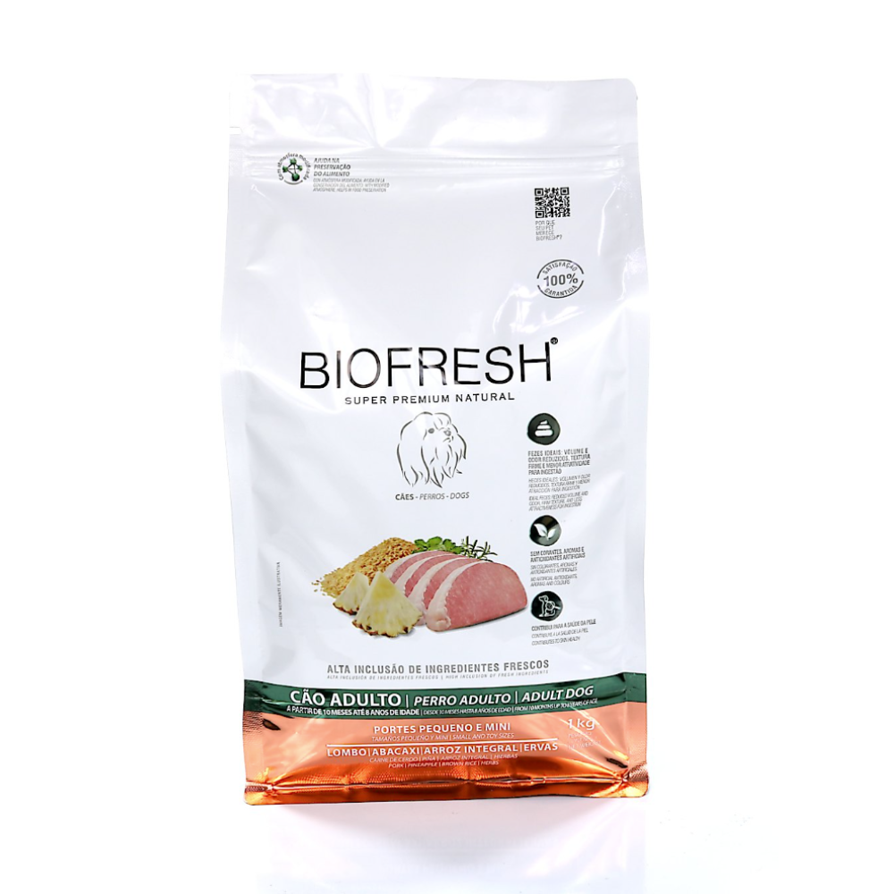 Biofresh Adultos Razas Pequeñas / Cerdo y Piña