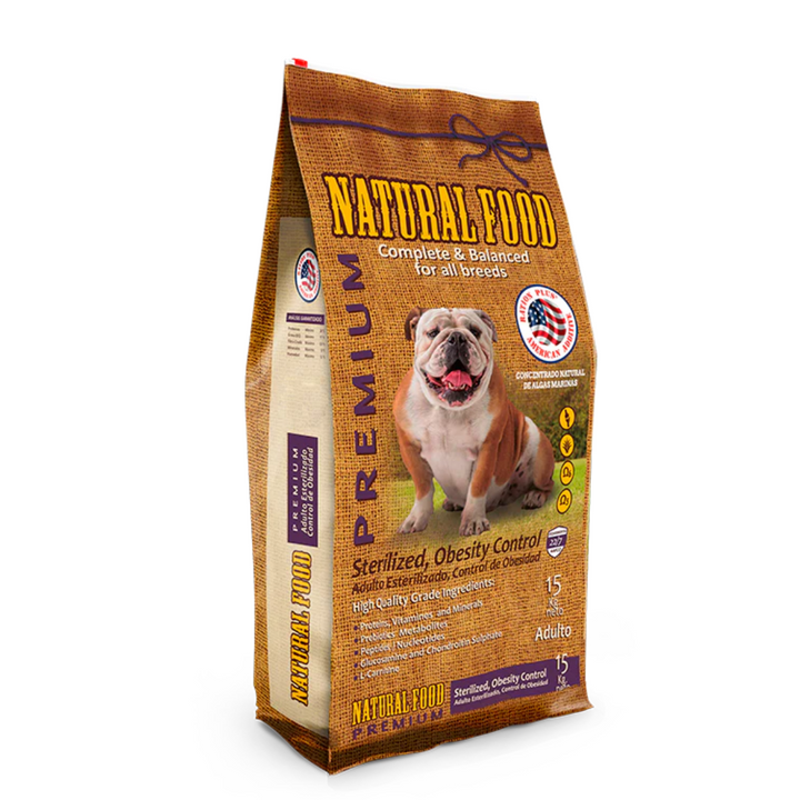 Natural Food Perro Esterilizado y Control de Peso