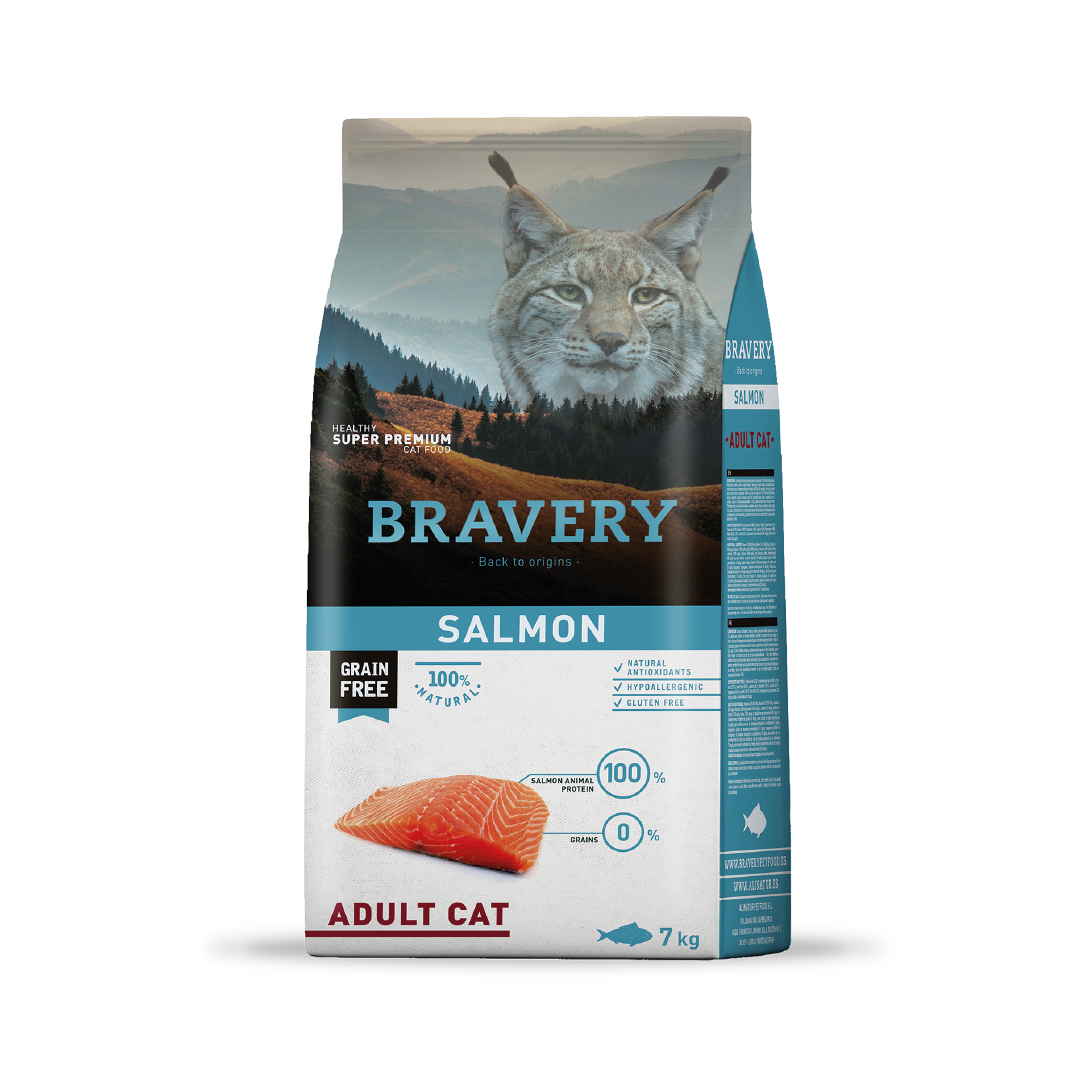 Bravery Gato Adulto - Salmón