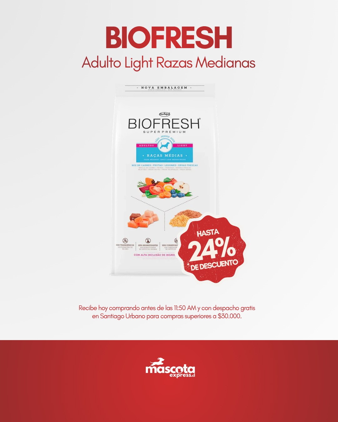 Biofresh Adulto Light Razas Medianas