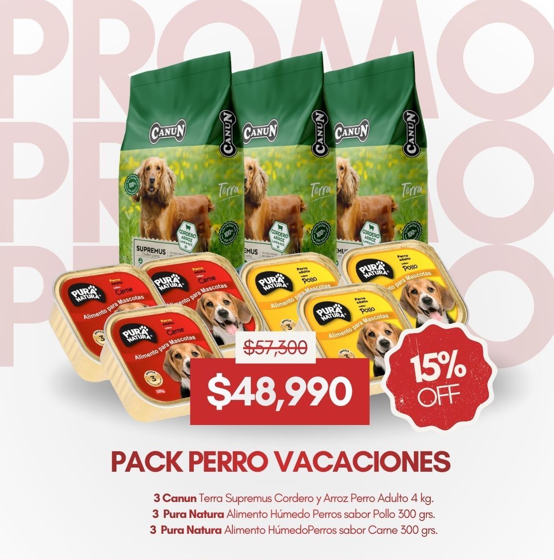 Pack Perro Vacaciones