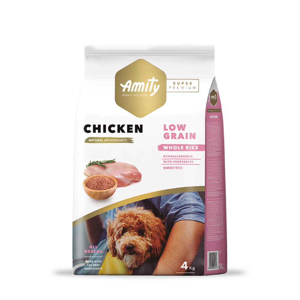 Amity Low Grain Perro Adulto / Pollo - Mascota Express
