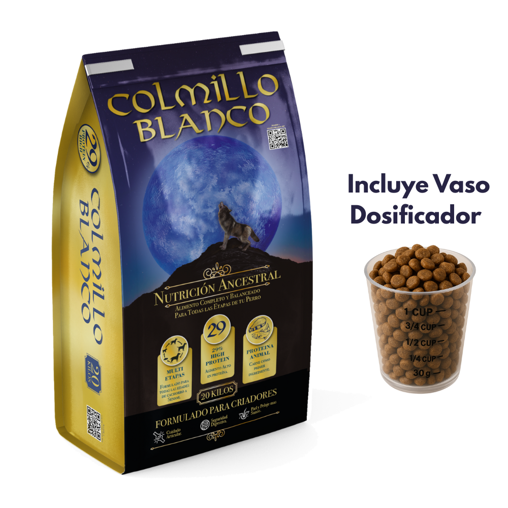 Colmillo Blanco Premium – Alimento Perros Multietapa