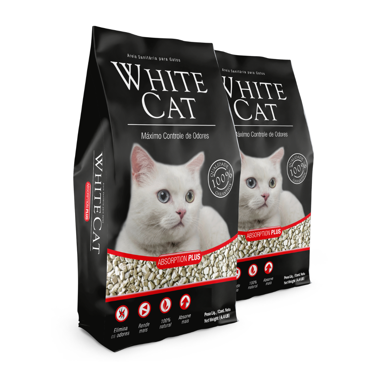 Arena Sanitaria White Cat 3.6KG - Mascota Express