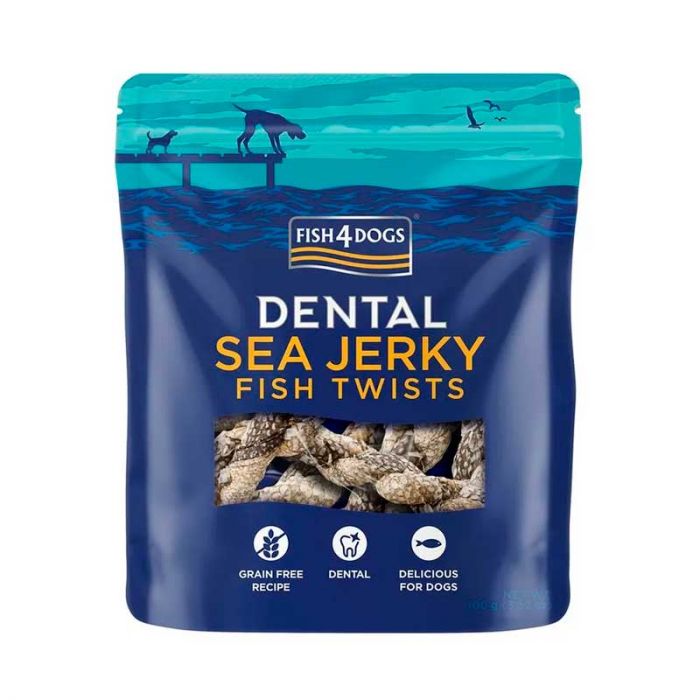 Fish4Dogs Dental Sea Jerky Fish Twists - Mascota Express