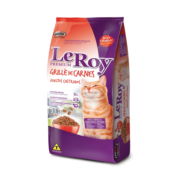 LEROY Grille de Carne / Adultos Castrados - Mascota Express