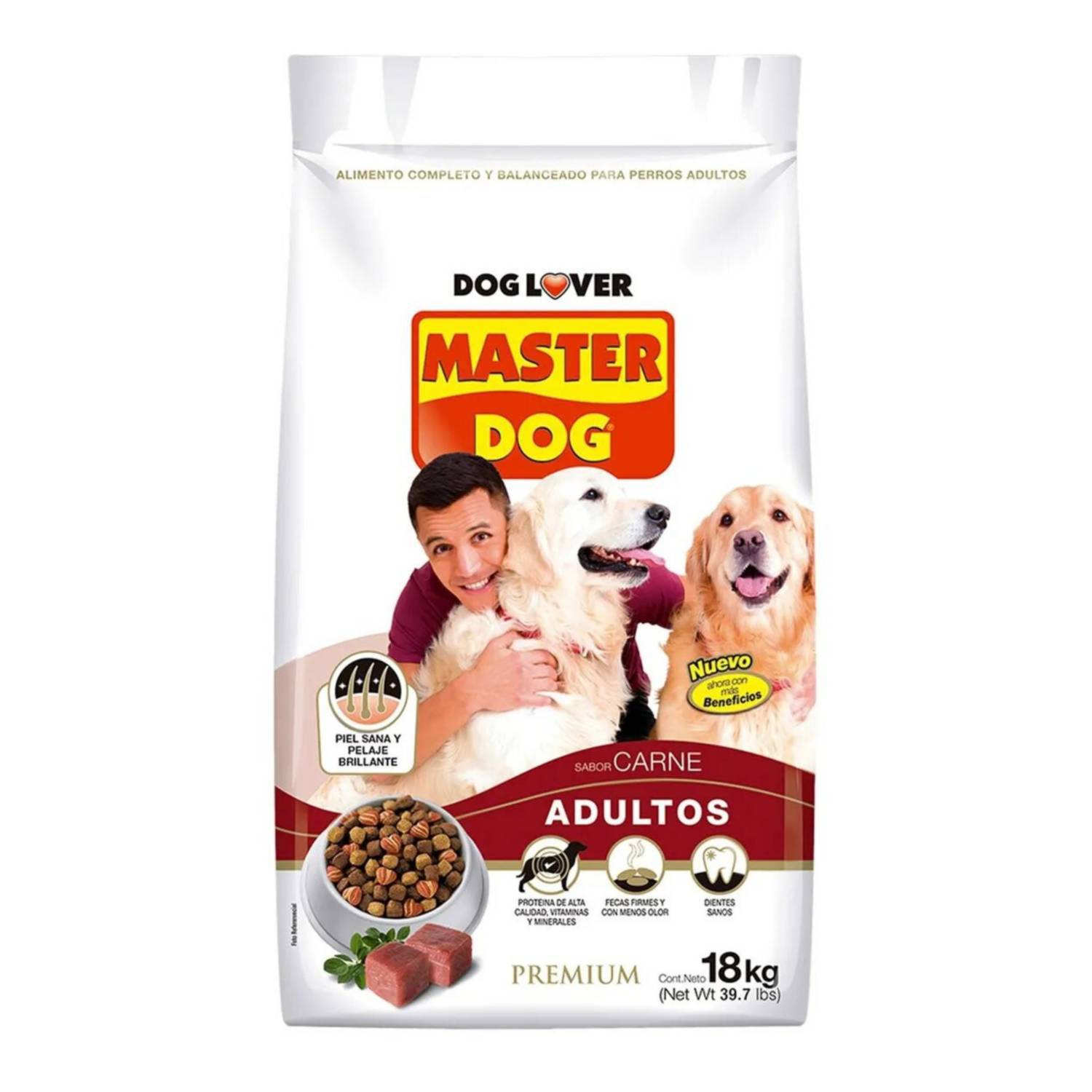 Master Dog Adulto Carne raza Mediana / Grande - Mascota Express