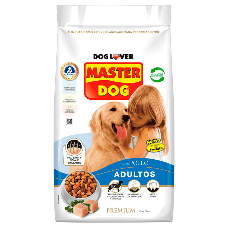 Master Dog Adulto Pollo raza Mediana / Grande - Mascota Express