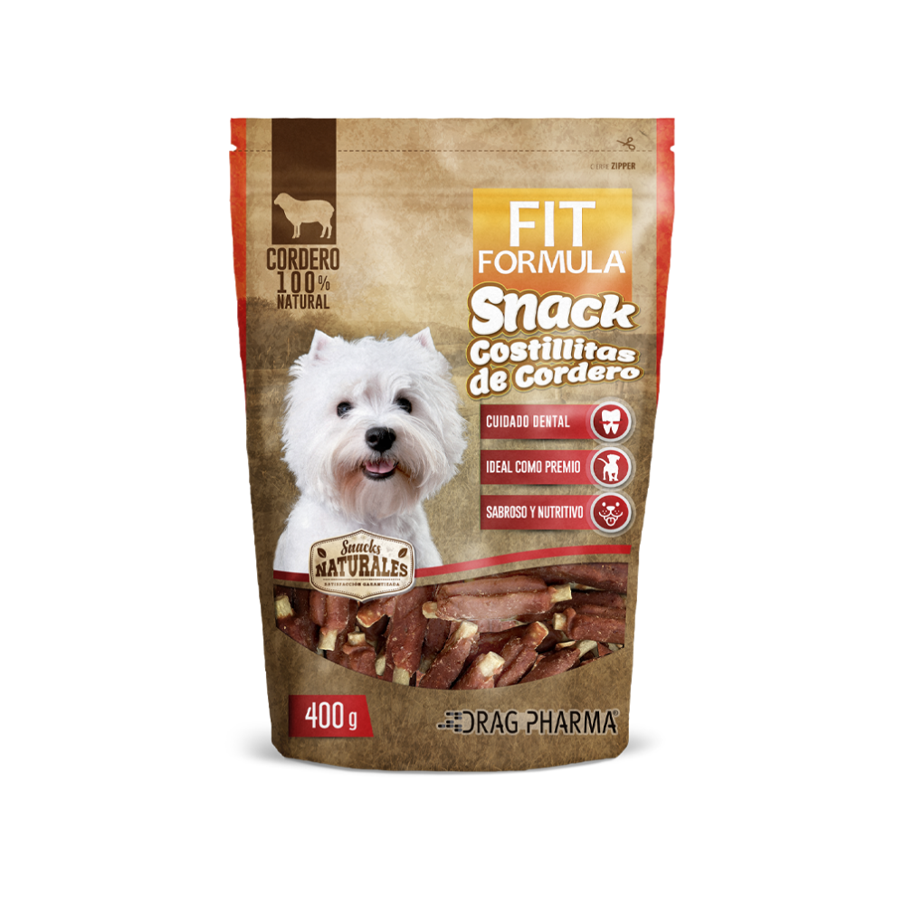 Snack Fit Perro / Costilla de Cordero - Mascota Express