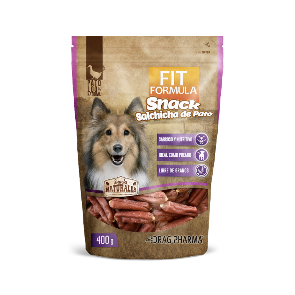 Snack Fit Perro / Salchicha de Pato - Mascota Express