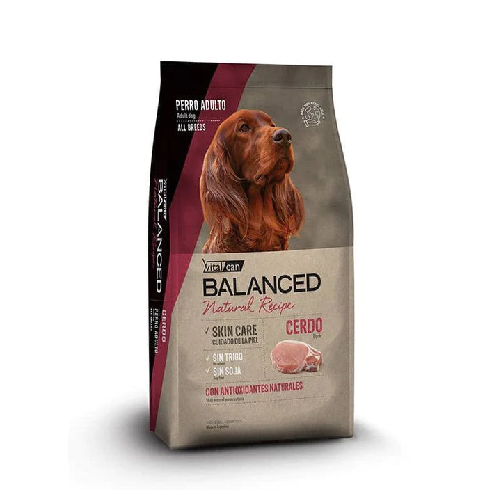 Balanced Natural Recipe Perro Adulto - Cerdo